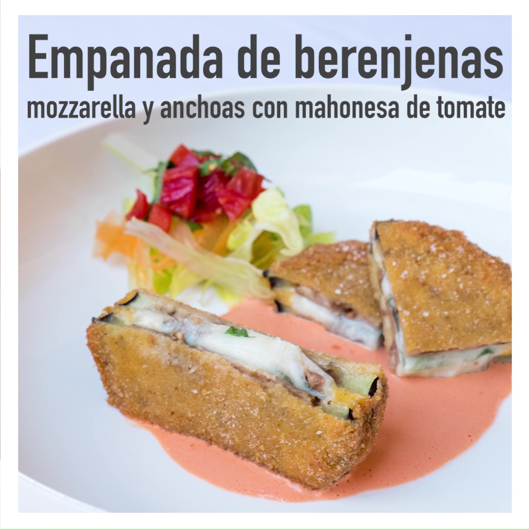 Takeshi Iwai, chef del restaurante Ada e Augusto, que se encuentra a las afueras de Milán, nos propone una receta con la Mahonesa kewpie de Japón.
En esta edición, nos presenta un plato con Berenjena, la cual será frita con queso mozzarella y albahaca. Además, la prepararemos junto a una salsa de tomate.