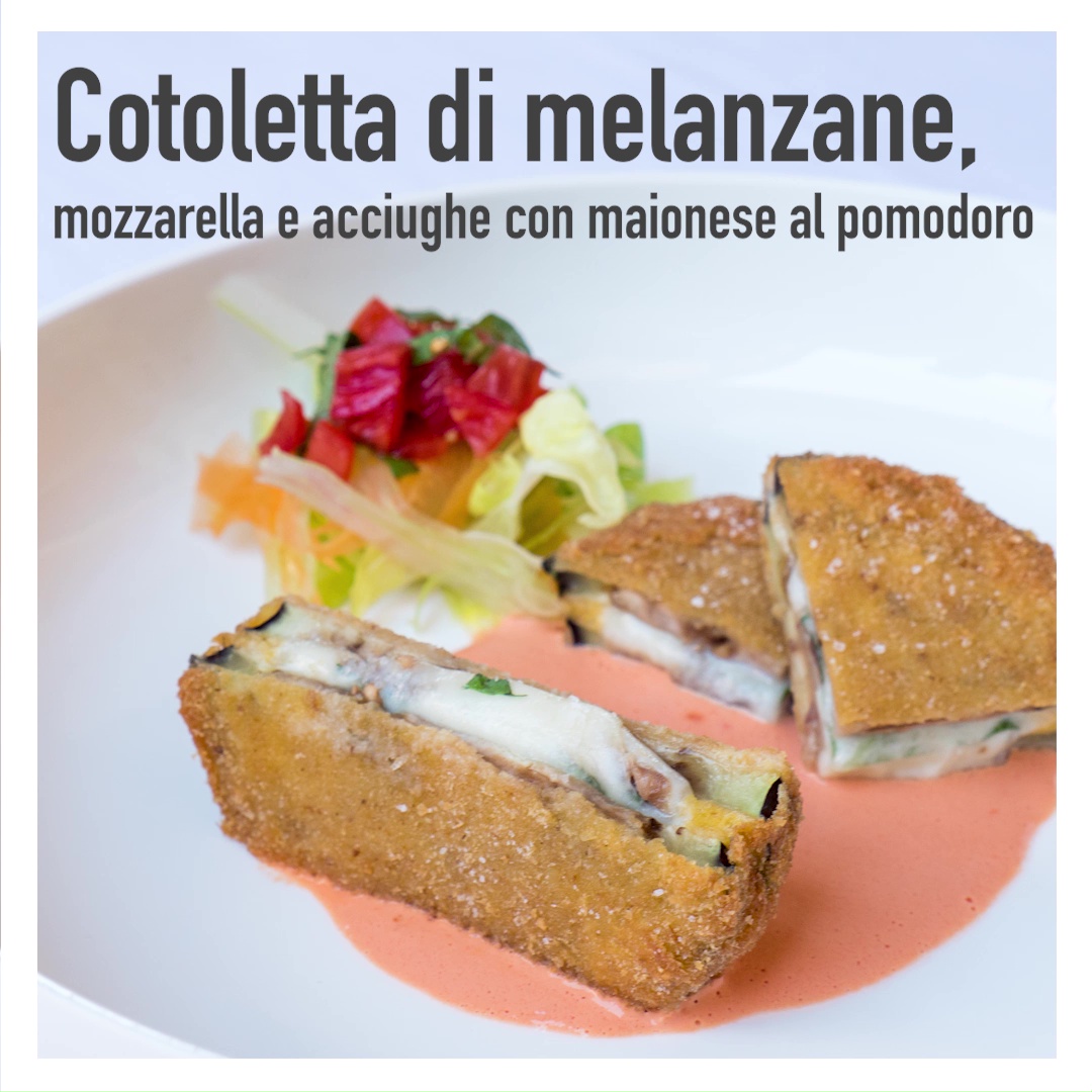 
Takeshi Iwai, chef del ristorante Ada e Augusto, che si trova alla periferia di Milano, propone una ricetta realizzata con la salsa maionese kewpie del Giappone
Questa volta prepariamo un fritto di melanzane ripiene, mozzarella e basilico. Lo gustiamo con la salsa di pomodoro.