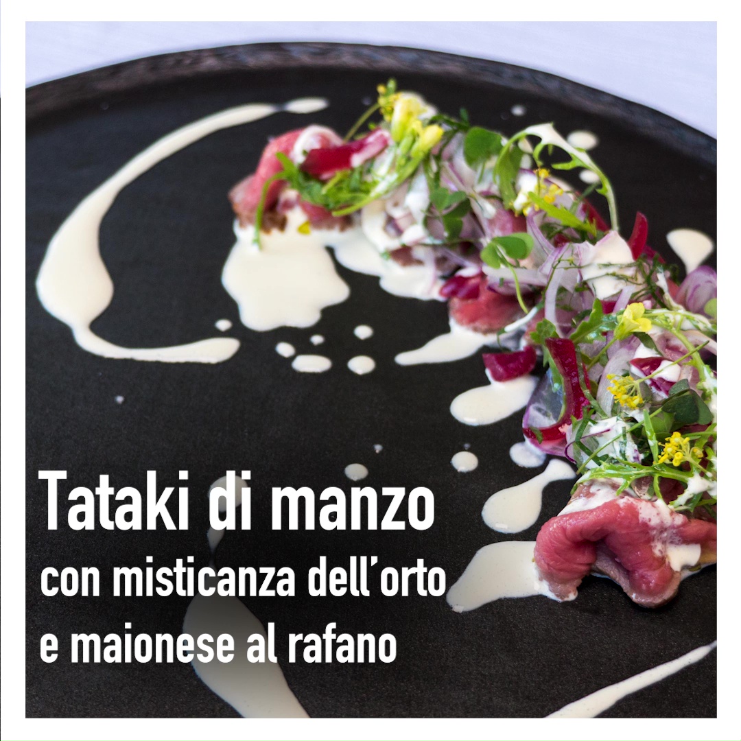 
Takeshi Iwai, chef del ristorante Ada e Augusto, che si trova alla periferia di Milano, propone una ricetta realizzata con la salsa maionese kewpie del Giappone.
Presentiamo in questa puntata il Tataki di manzo. L'abbinamento tra la carne e la salsa, che dona freschezza grazie al sapore del rafano, è perfetto.
