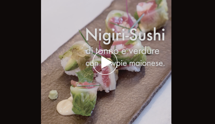 Lago Iseo, región de la Franciacorta. El chef de la isla prepara un plato con verduras frescas y pescados del lago, que marida con un vino espumoso.